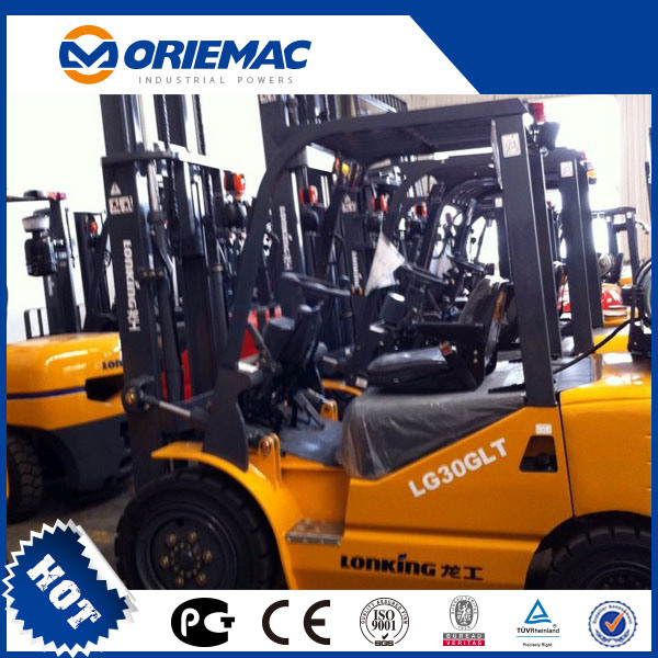 Lonking LPG Stacking Forklift 3ton for Sale LG30gtl