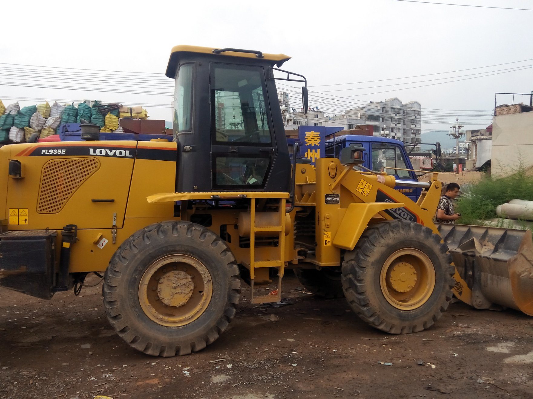 Lovol 6ton 4cbm Rock Bucket Loader FL966h Aftermarket Front End Loaders