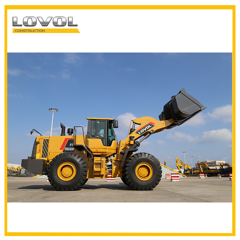 Lovol 6ton Hot Sale High Torque Large Capacity Wheel Loader FL968h