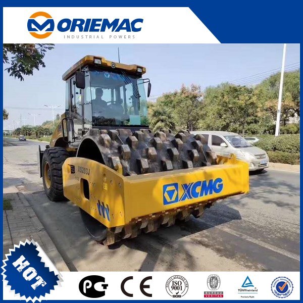 Mechanical 20ton Vibrate Road Roller Xs203j with Sheep Pad