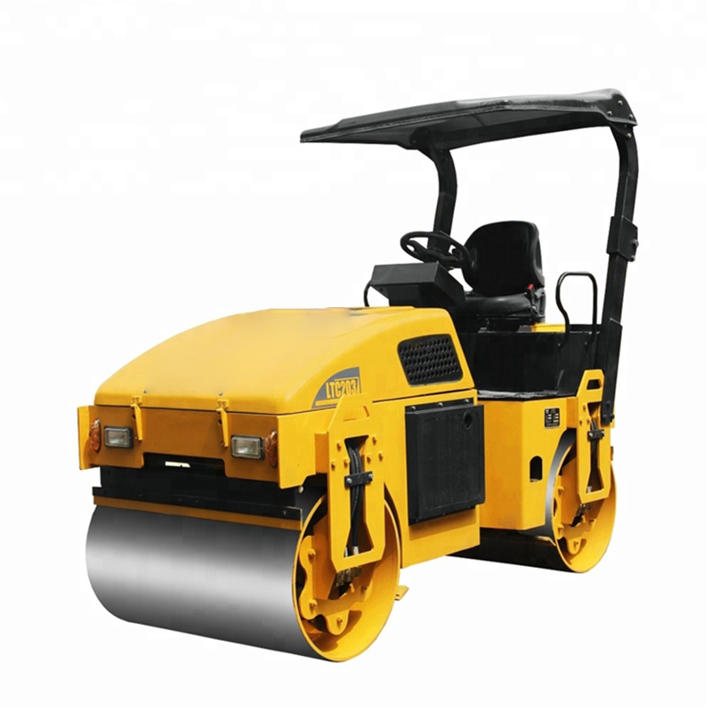 Mini Compactor Ltc204 Hydraulic Double Drum Vibratory Roller 4t for Sale in Egypt