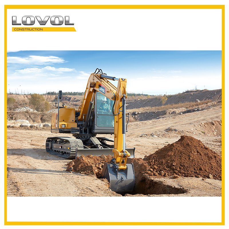 Mini Excavator Lovol Brand 8t Fr80e Mini Digger