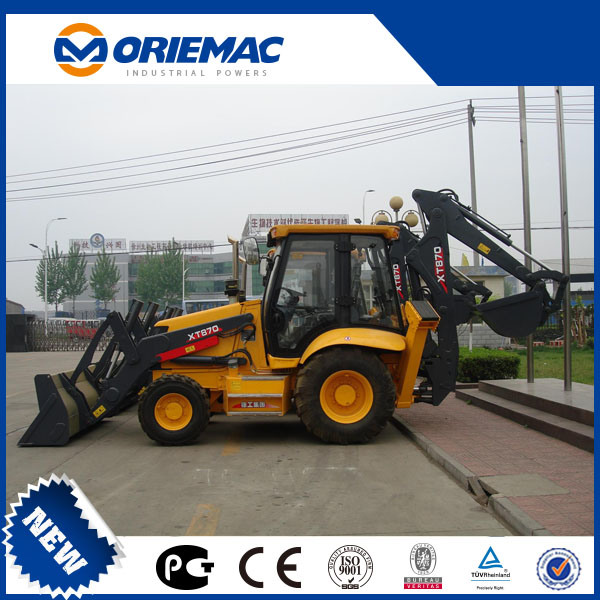 Mini Wheel Backhoe Loader with Snow Blower Xt870