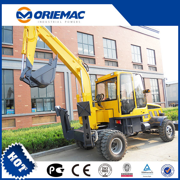 China 
                Excavadora de ruedas mini excavadora hidráulica Yugong Wyl4.8
             proveedor