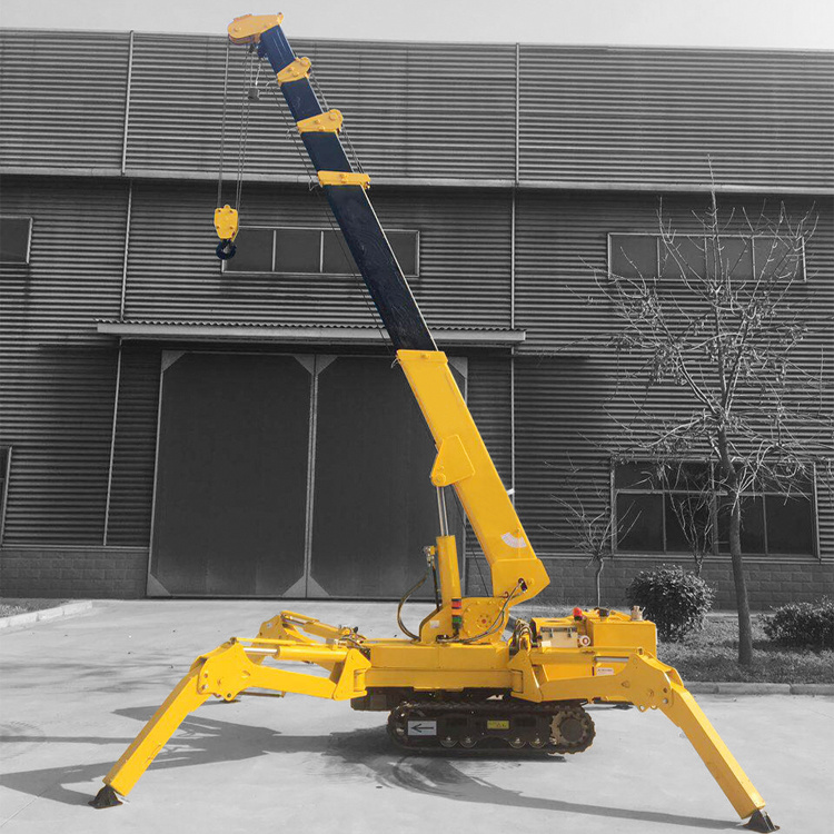 Mobile Crane 1 Ton Mini Spider Crawler Crane Kb1.0