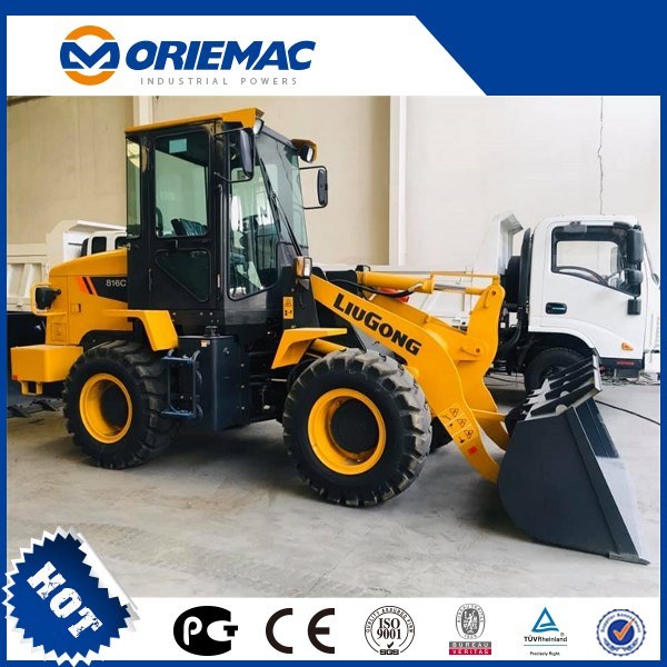 New Liugong Mini Wheel Loader 1.6ton Clg816c Front Loader