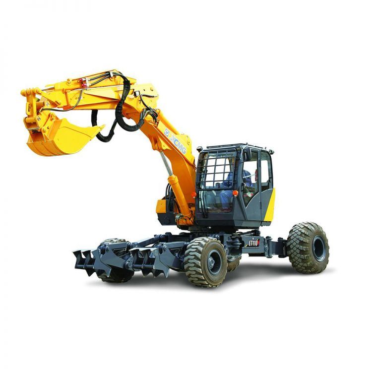 New Mini Et110 Spider Excavators 11ton Walking Wheel Excavator