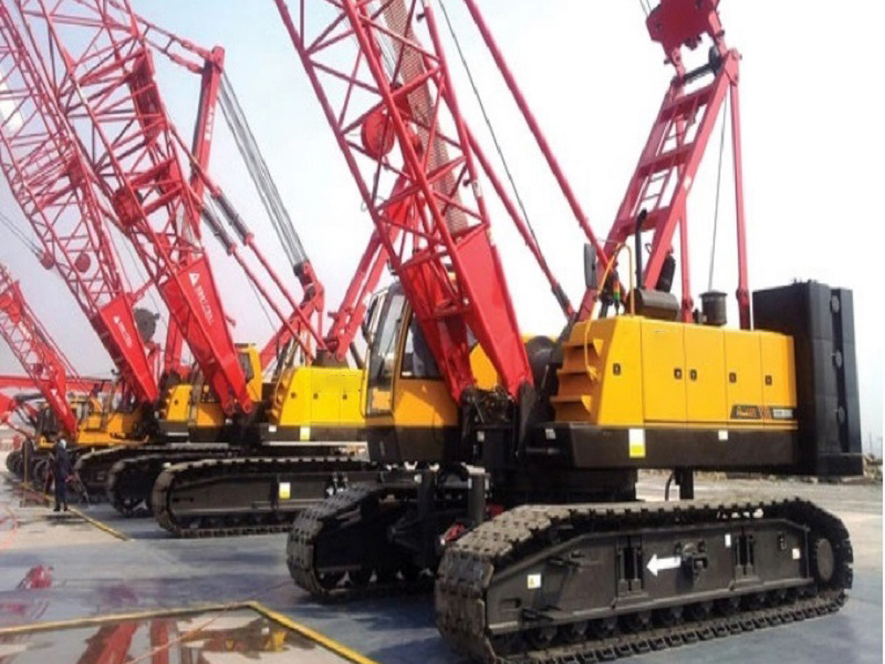 
                New Sani Lifting Equipment 52m 60ton Mobile Crawler Crane Scc600A
            