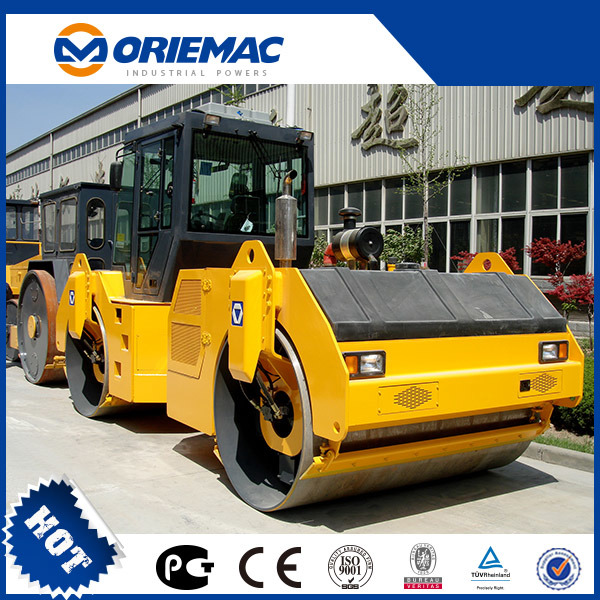 Official 13 Tons Double Drum Vibratory Road Roller Xd133s