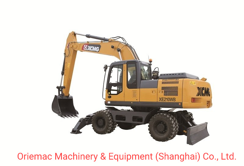 Official 21tons Wheel Excavator Price Xe210wb for Sale