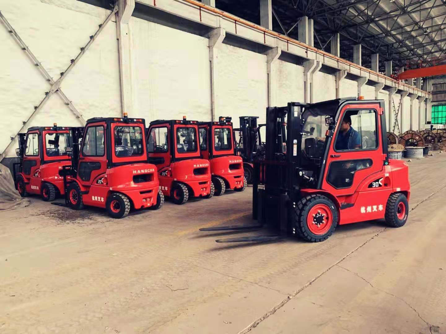 China 
                Oriemac 3ton Diesel Solid Tyre Forklift Cpcd30 gebruikte Forklift Forklift Forkspower Heftruck
             leverancier