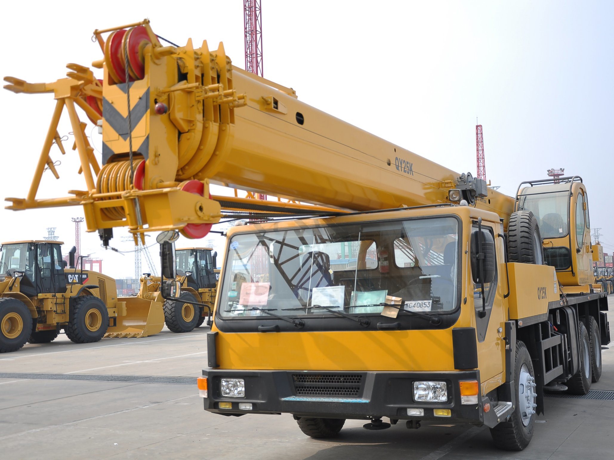 Oriemac Construction 25ton 30ton 50ton Hydraulic Engine Mobile Crane Tower Mobile Truck Crane Xct25L5