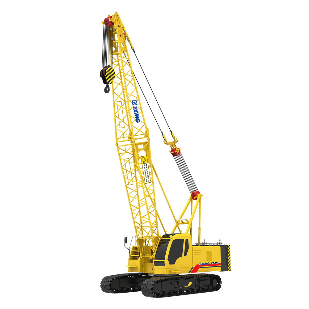 
                maquinaria de construcción de elevación Oriemac Xgc55 50t 55ton Mini grúa sobre orugas de Móvil de oruga
            