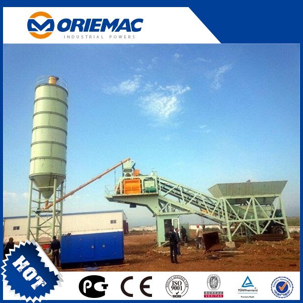 Ready Mix 75m3/Hour Mobile Concrete Batching Plant