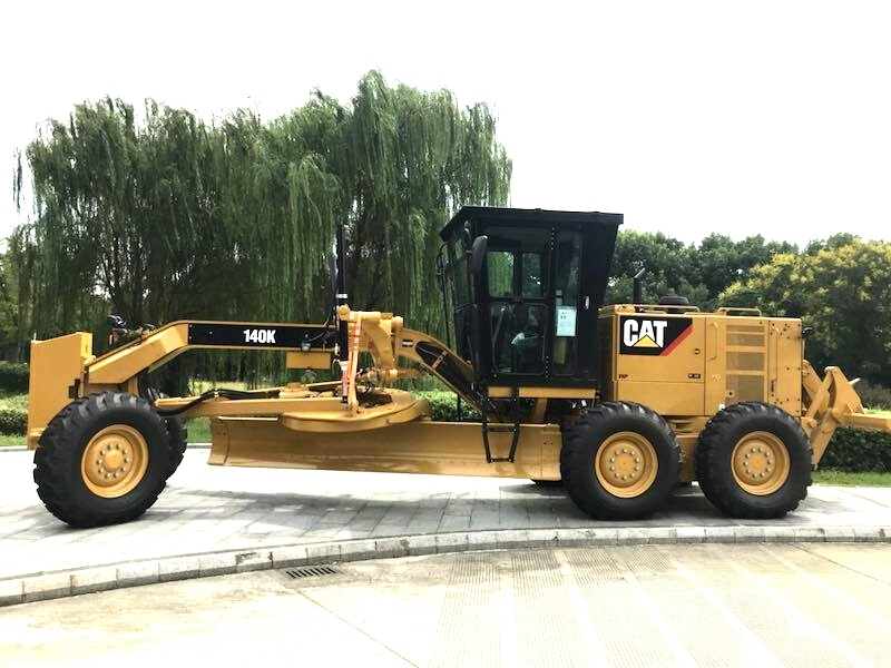 
                La construction de routes caterpillar 120K 140K de niveleuse à moteur avec défonceuse
            