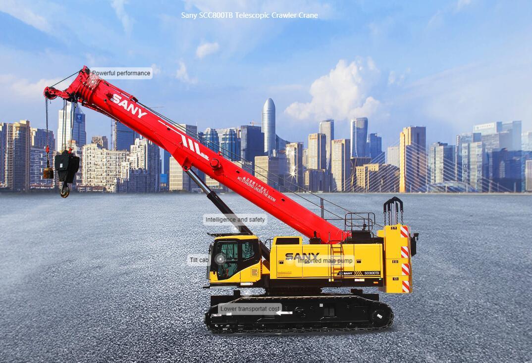 Scc250tb-T4 25t Telescopic Boom Crawler Crane