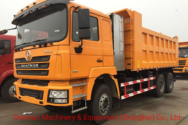 Shacman 380HP F3000 6X4 CNG Dump Truck for Uzbekistan