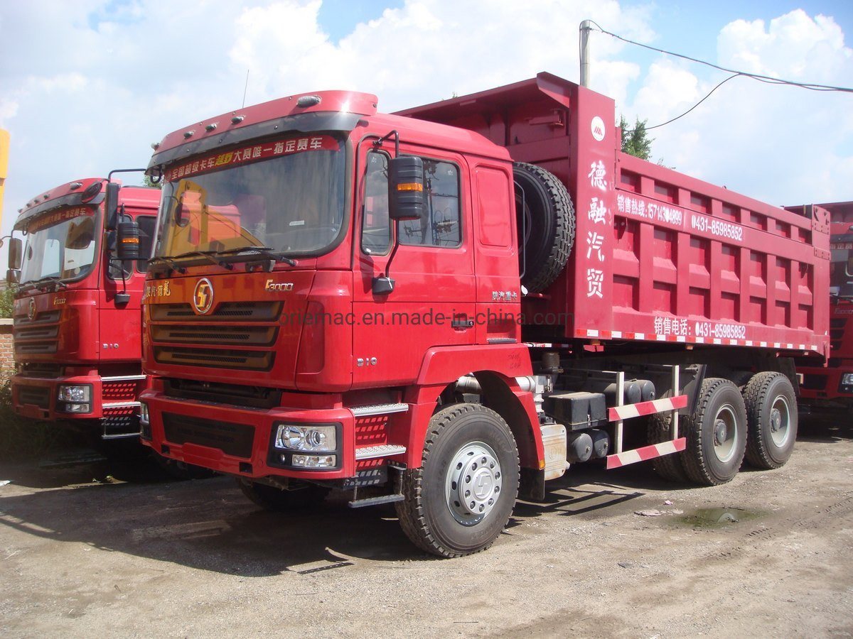 Shacman F2000 6X4 290HP 5.6m 20ton Mine Use Tipper Dump Truck