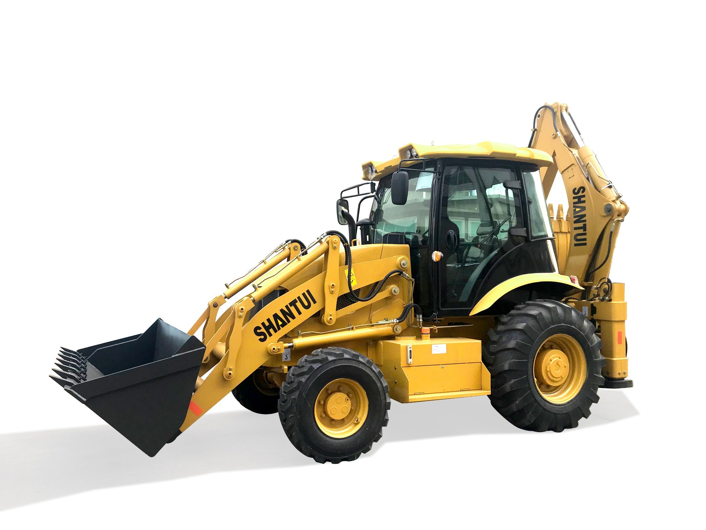 Shantui Backhoe Loader SL388 with 1.0/0.3cbm Bucket for Sale