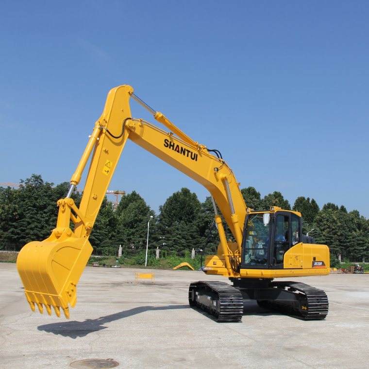 Shantui Brand New 20 Ton Hydraulic Excavator with Hammer