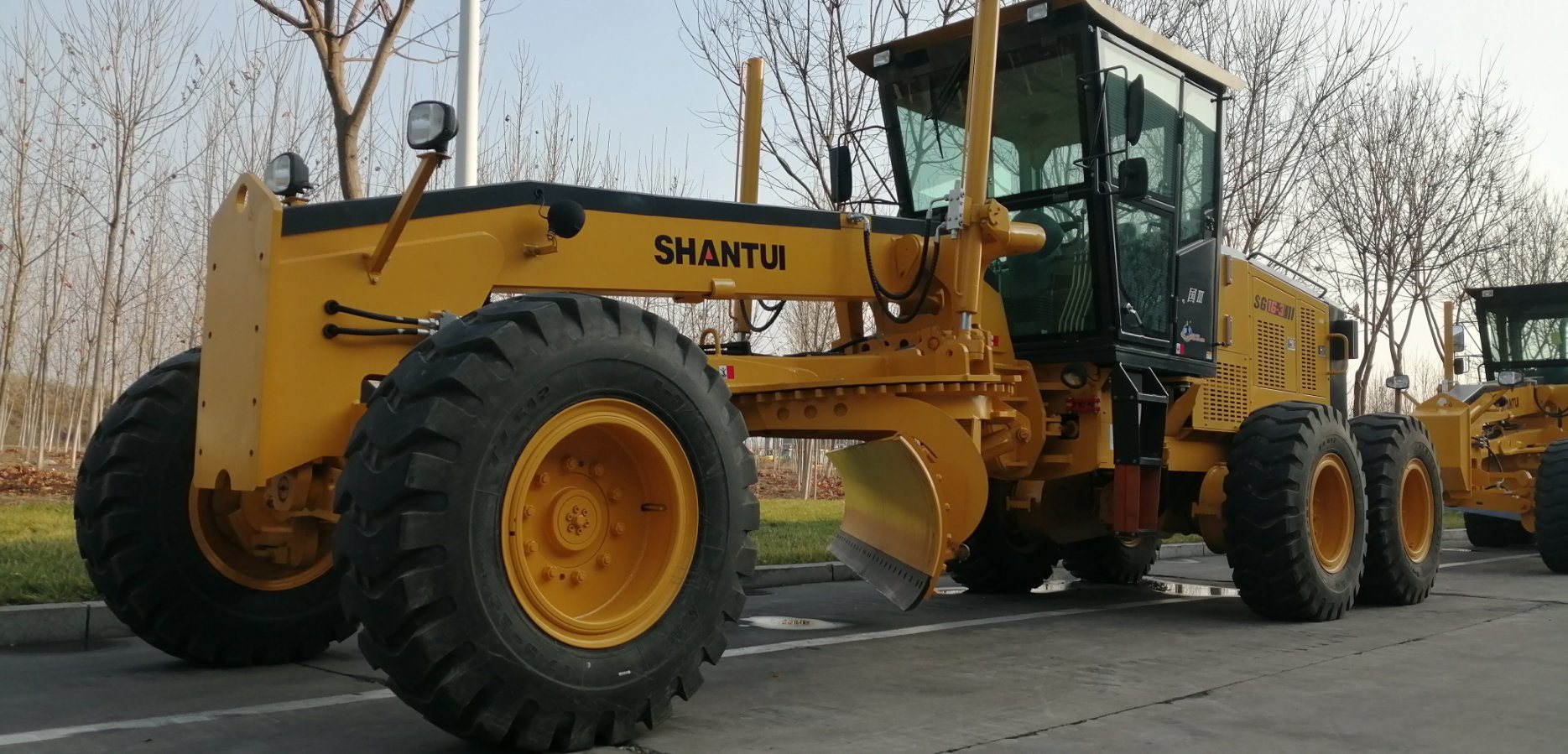 Shantui Motor Grader Sg16-3 Road Construction Machine