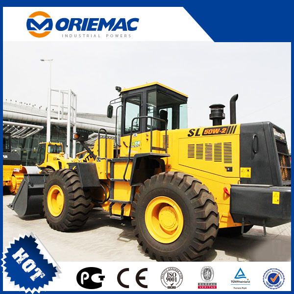 Shantui Pay Loader SL60W 6 Tons 3.5m3 Wheel Loader in Cambodia