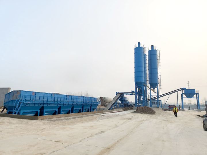 Shantui Sjhzs100-3h 50m3h 180m3h 300m3h Concrete Mixing Plant for Sale