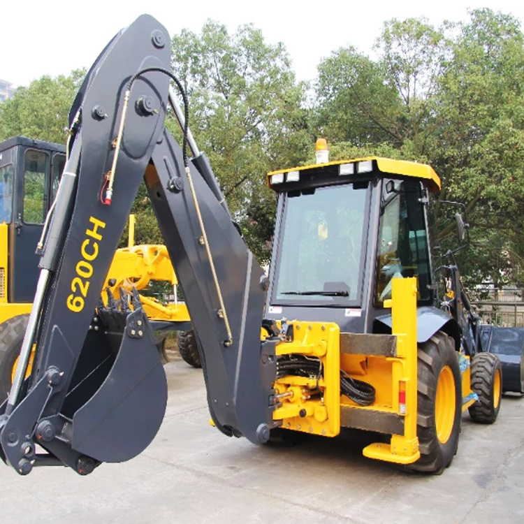 Sinomach 620CH 4*4 Side Shift Function Backhoe Loader with 1m3