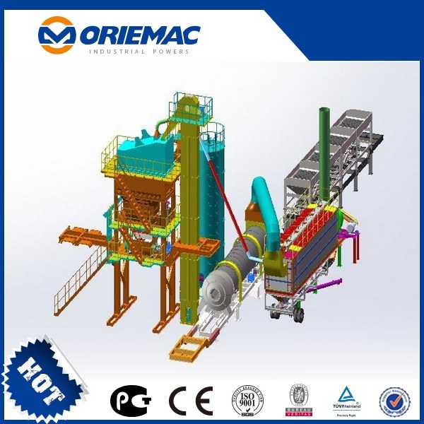 Small 40 Tons Per Hour Mobile Asphalt Bitumen Batching Plant