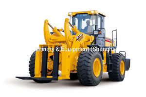 Stone Block Handler Forklift Loader Lw600kn-T25 25 Ton Front Loader with Forklift