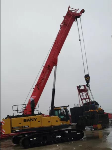 Telescopic Boom Crane Scc400tb 40t Crawler Crane