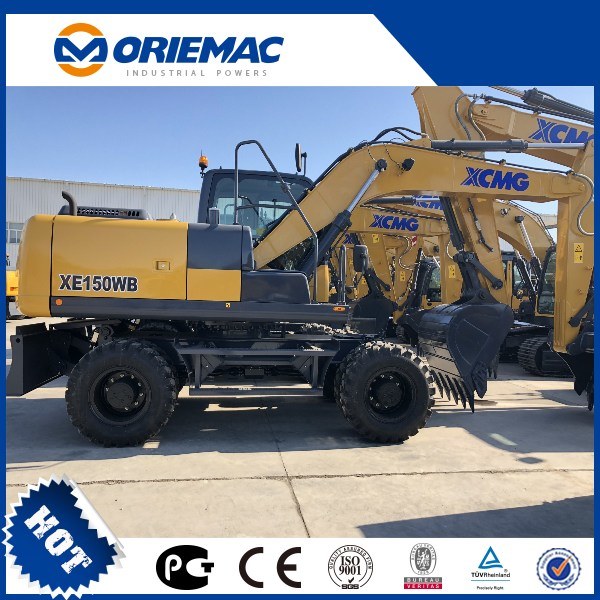 China 
                Excavadora de ruedas xe150wb 15ton Excavadora sobre ruedas
             proveedor