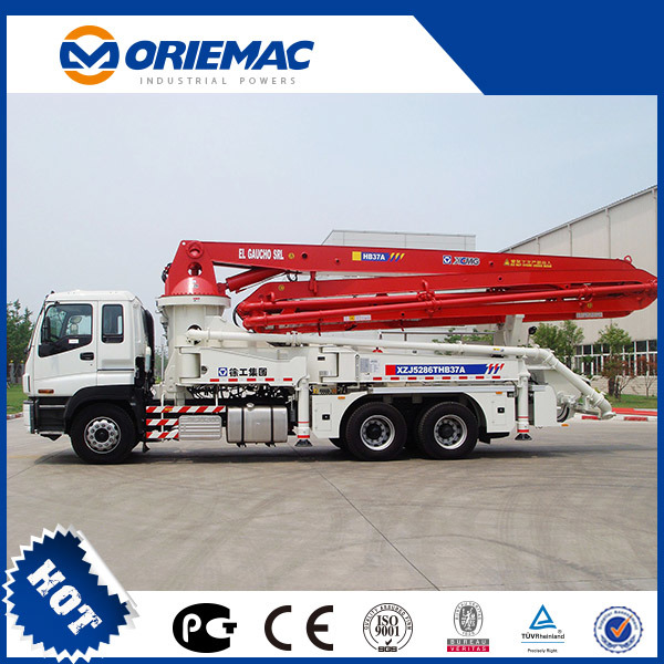 Xcmc Hydraulic High Quality Long Boom 37m Concrete Pump Hb37A for Sale