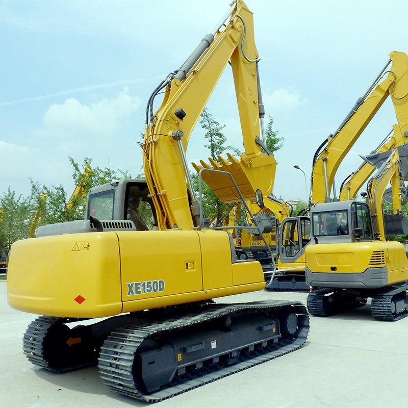 Xe155D 15tons New Crawler Excavator Digger with Tilt Rotator Quick Hitch