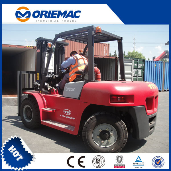 Yto 5 Ton Diesel Forklift Truck on Sale Cpcd50