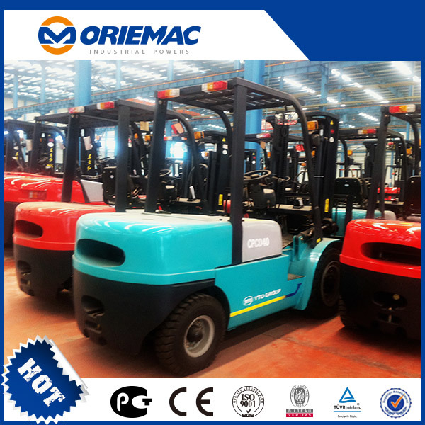 China 
                Yto marca carretilla elevadora Diesel de 4 Ton Cpcd40
             proveedor