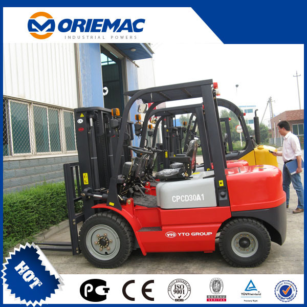 Yto Hot Sale and Cheap 2.5ton Rough Terrain Forklift Cpcd25