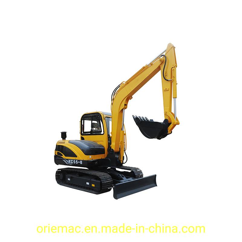 Yuchai 5.5 Ton Mini Excavator Yc55 with Kubota Enginen Chile