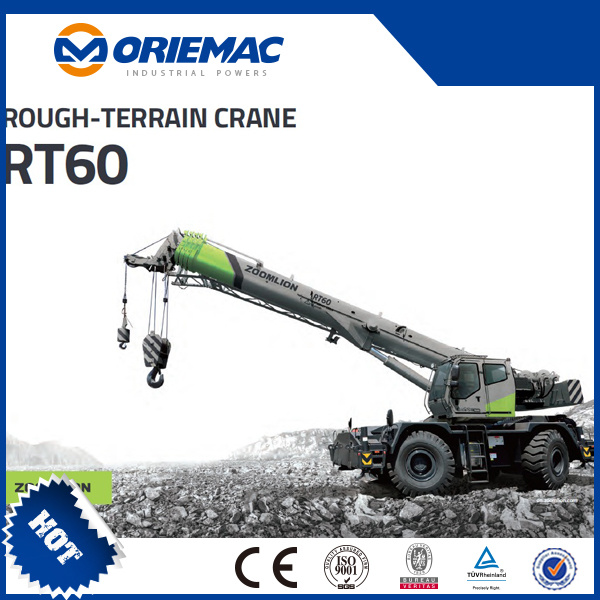 Zoomlion 60 Ton Rough Terrain Crane with Ce/ANSI