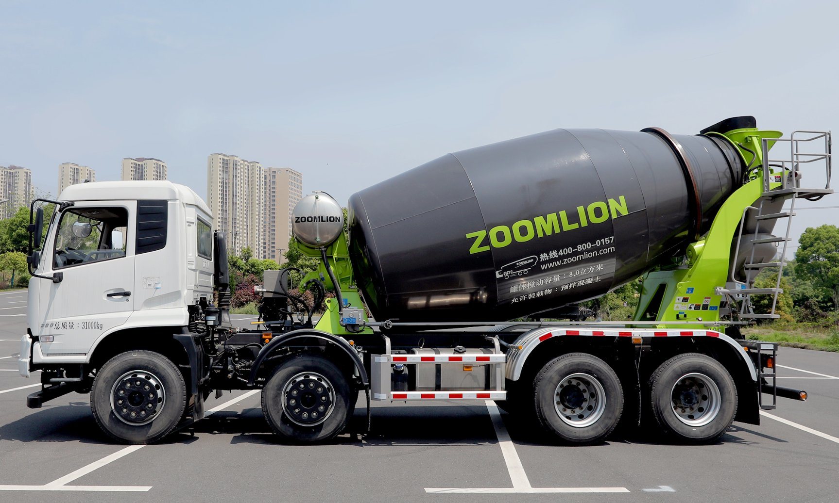 Zoomlion 8cbm 6X4 8X4 Concrete Mixer Truck