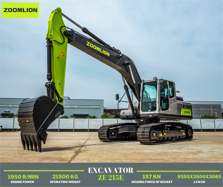 
                Zoomlion Ze215e 21t excavatrice chenillée avec 1m3 le godet
            