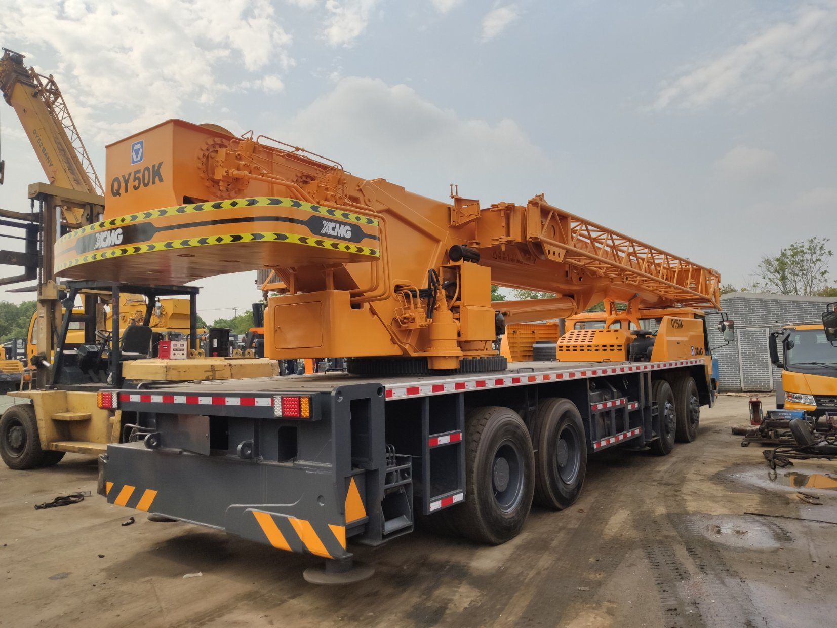 90% New Truck Crane 50 Ton New Arrival in Our Factory! / 50t Qy50K Truck Crane Made in China