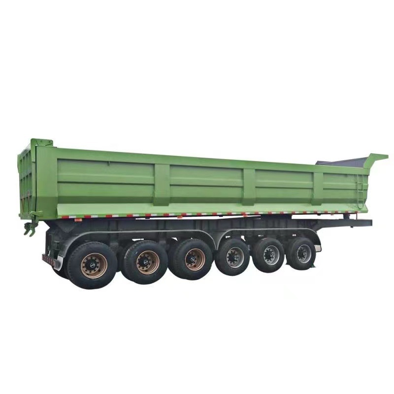 Brand New Three Axle Six Axles Hydraulic Cylinder Dump Trailer, Rear Dumper Truck Trailer