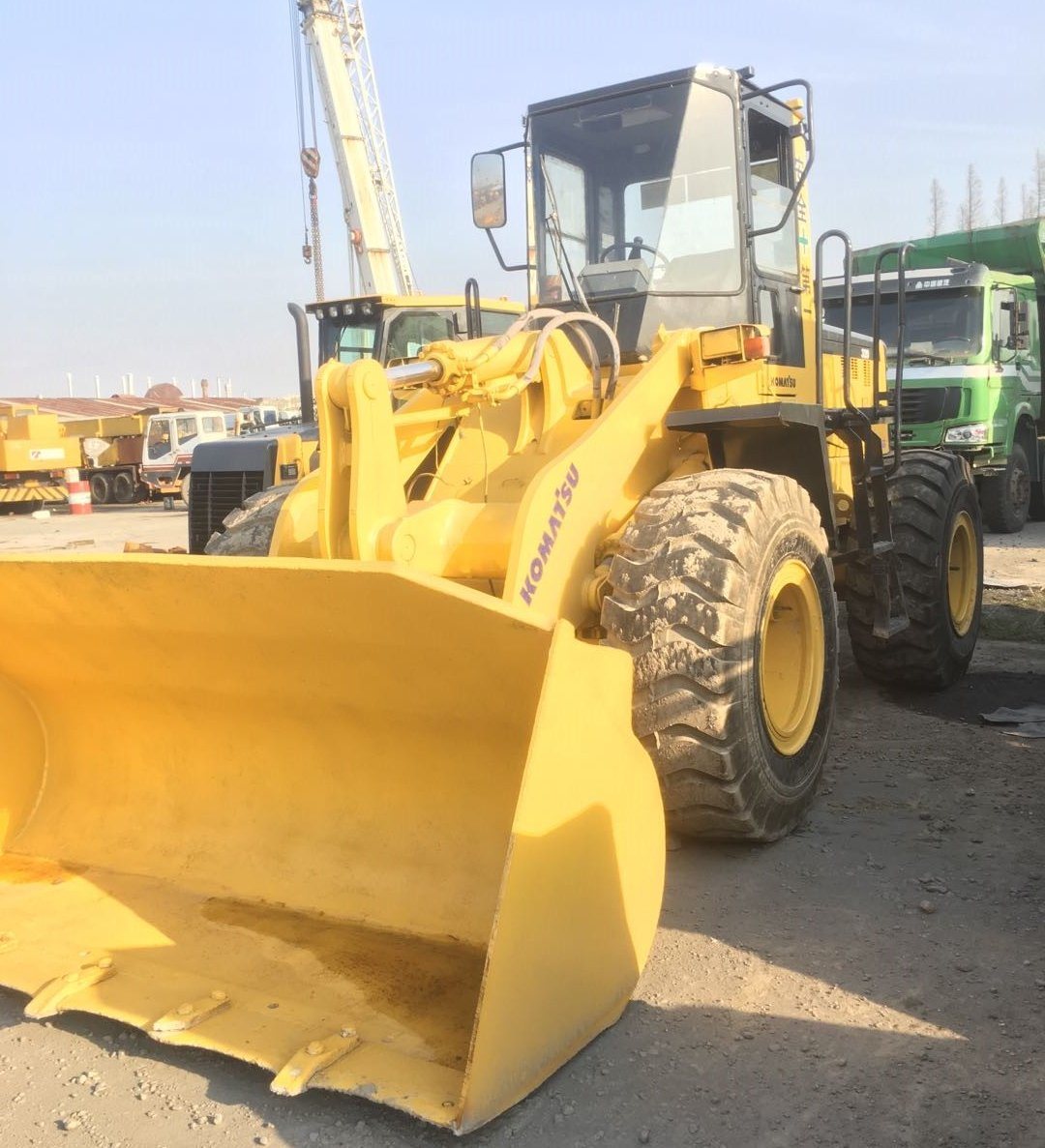 
                일본 오리지널 중고 휠 로더 Komatsu W320-380 로더 판매
            