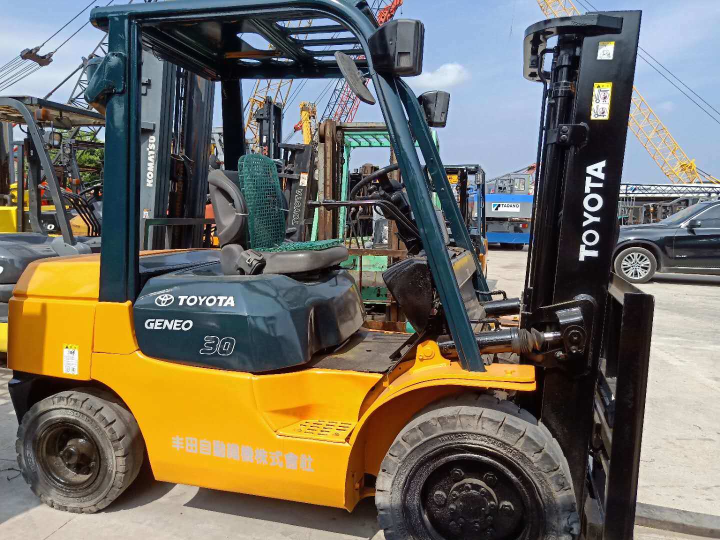 Used 3ton Diesel Forklift / Used Toyota Forklift 3ton