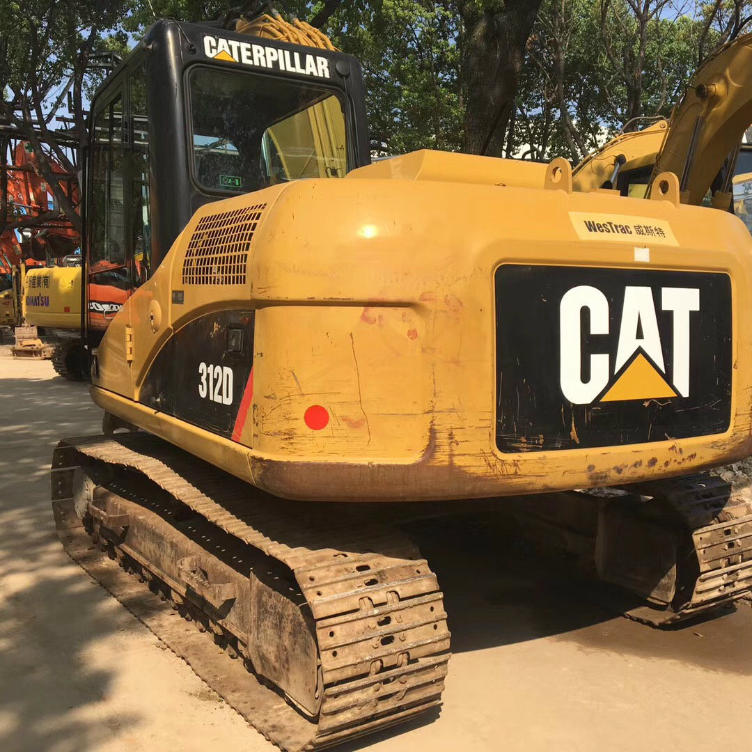 Used Cat 312 Crawler Excavator Caterpillar Excavator 312D Digger