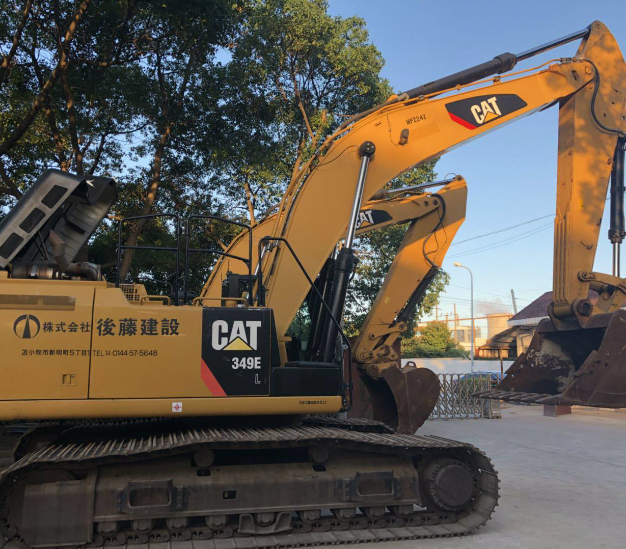 China 
                Utilizado Cat 349E Pala excavadora 349 en buenas condiciones.
             proveedor