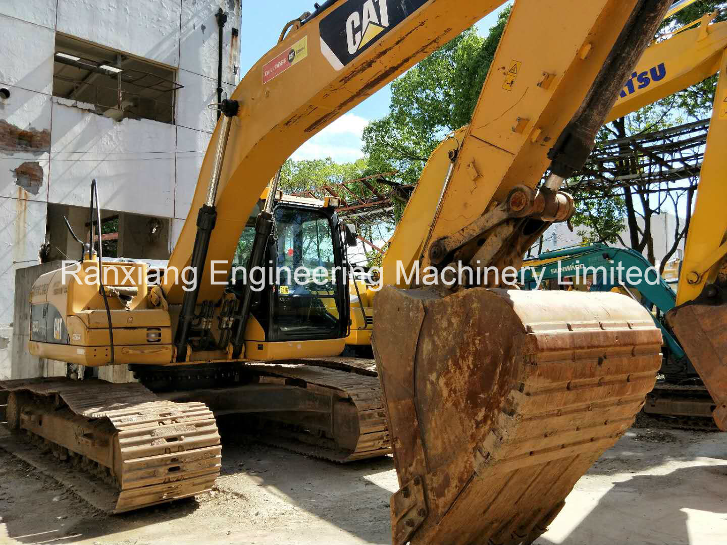 Used Cat Excavator 323dl with Long Reach Boom