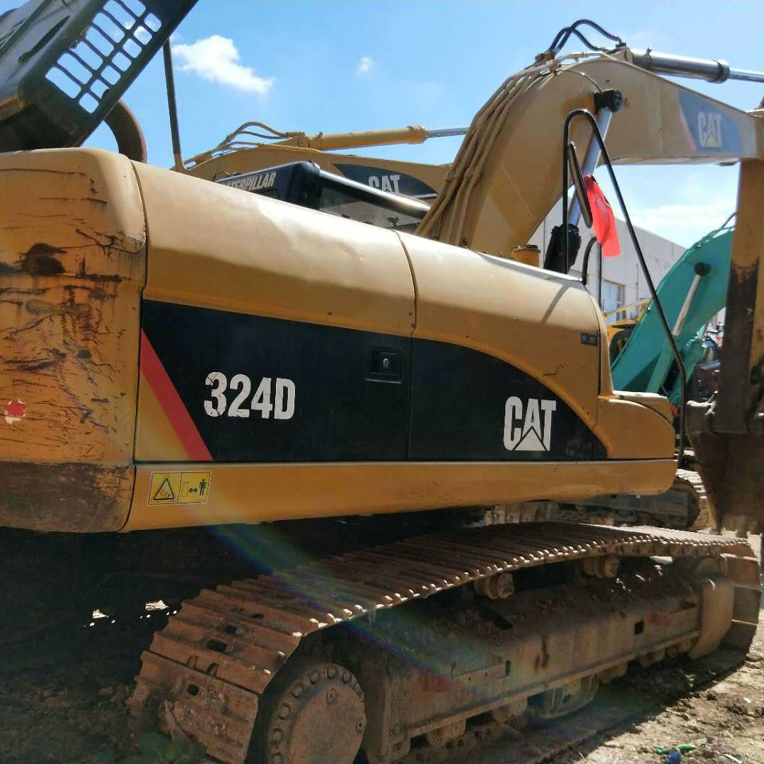 Used Caterpillar 324D Crawler Excavator Cat Excavator in Good Condition