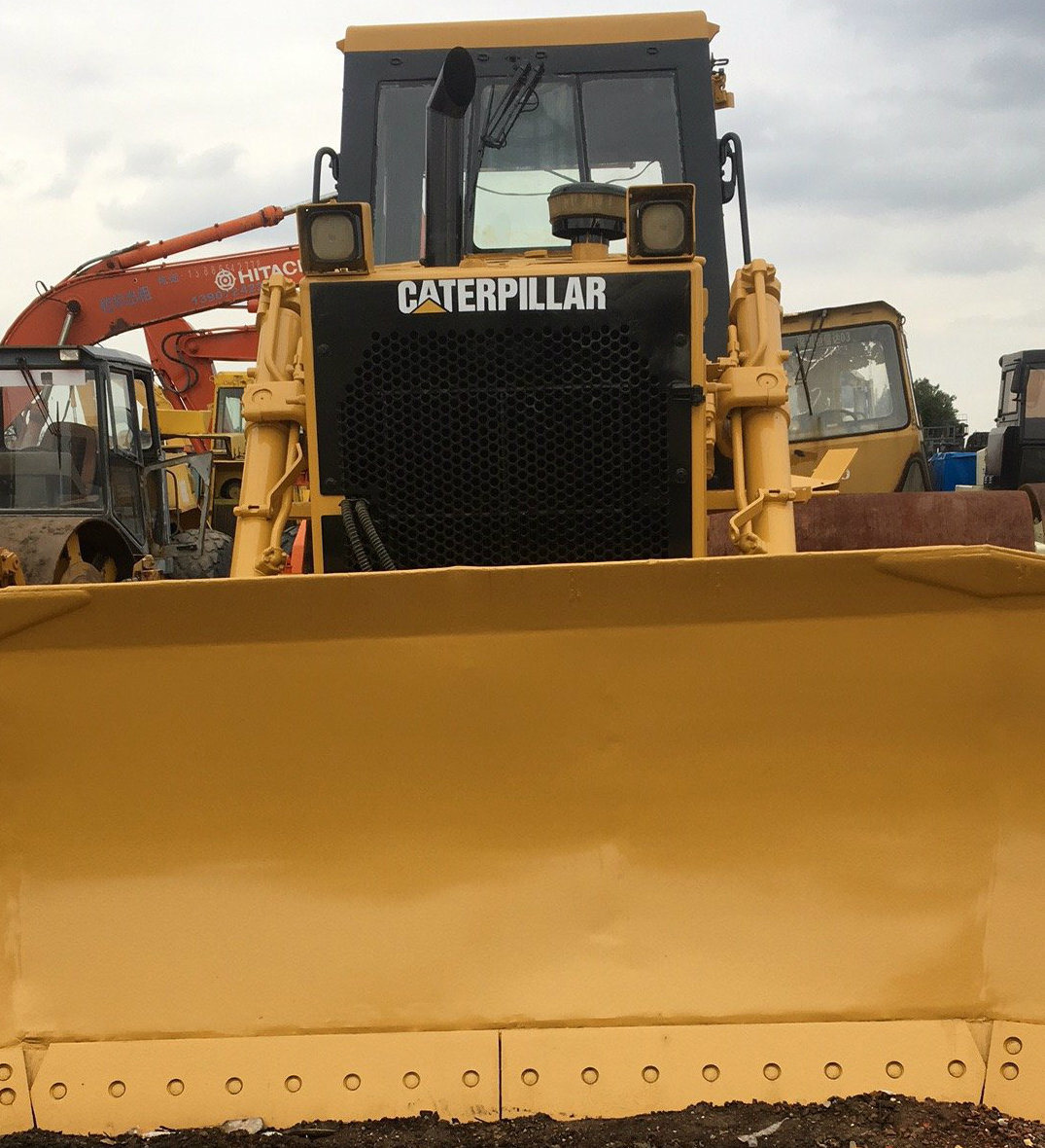 Used Caterpillar D7g Bulldozer with Ripper Cat D7g Crawler Bulldozer